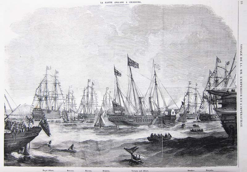 Voyage de leurs majestés impériales dans les départements de l'Ouest 1858, Victoria and Albert