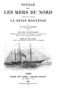 Voyage dans les mers du Nord par Charles Edmond 1857