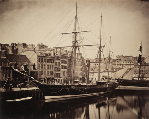 La Reine Hortense dans le Bassin du Roi, Le Havre 16 juin 1856
