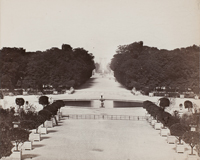 Charles Nègre, le bassin des Tuileries à Paris