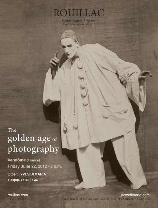 The golden age of photography Vendome june 22, 2012, Rouillac Yves Di Maria